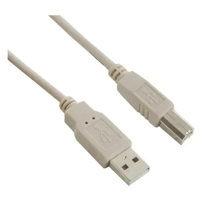 Cablu USB 2.0, tip A-B, pentru imprimanta, 3m, gri