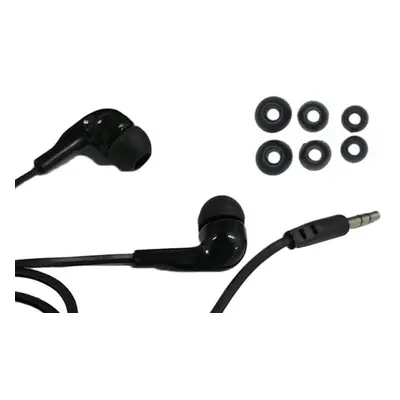 Casti in-ear cu fir, 3 dopuri incluse, 20Hz - 22000Hz, 112dB, 32Ω, negru