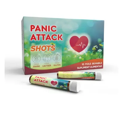 CalmTime Panic Attack, 10 fiole buvabile, Justin Pharma