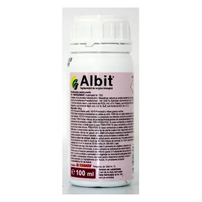 Albit 100 ml, biostimulator (tratament seminte, ingrasamant foliar concentrat)