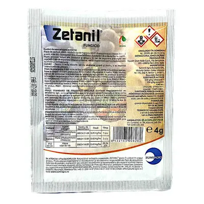 Zetanil 4 gr, fungicid, Sumi Agro, mana (vita de vie, tomate, cartof)