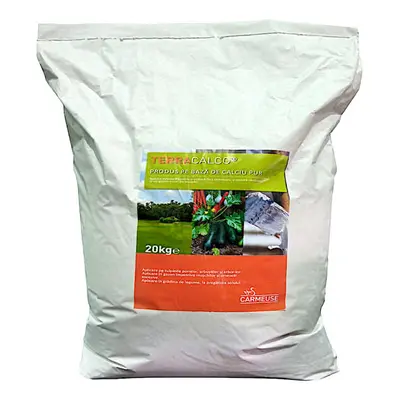 Terracalco Garden 20 kg, pulbere de Calciu pur, Carmeuse, afanarea si ameliorarea solului, imbun