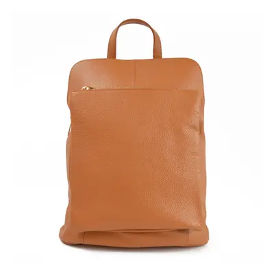 Rucsac dama Patrizia GT1296, piele naturala, cognac