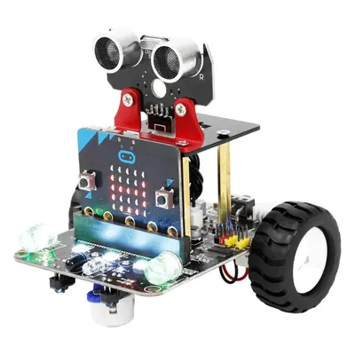 Kit robot inteligent tip masina cu IR si aplicatie pentru Micro:bit V2 V1.5, Yahboom