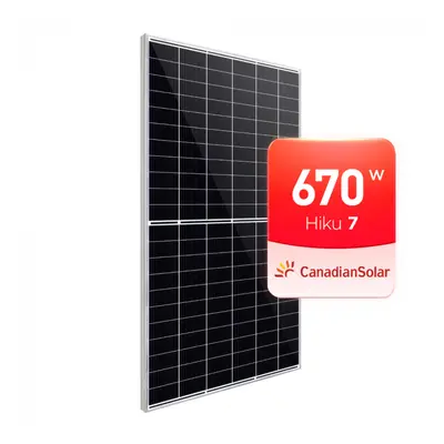 Panou fotovoltaic Canadian Solar 670W - CS7N-670MS HiKu7 Mono PERC