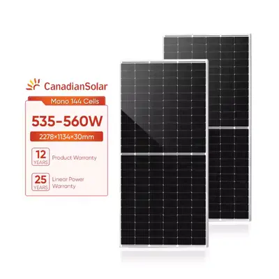 Panou fotovoltaic Canadian Solar 555W - CS6W-555MS HiKu6 Mono PERC