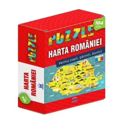 Puzzle Harta Romaniei