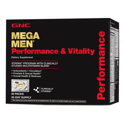 Mega Men® Performance & Vitality Vitapak®, Complex de Multivitamine pentru Barbati, Performanta 