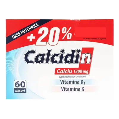 Calcidin, 60 plicuri, Zdrovit