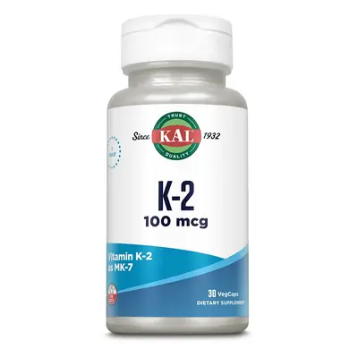 Vitamina K2 100 mcg Kal, 30 capsule, Secom