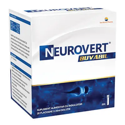 Neurovert buvabil, 20 flacoane, Sun Wave Pharma