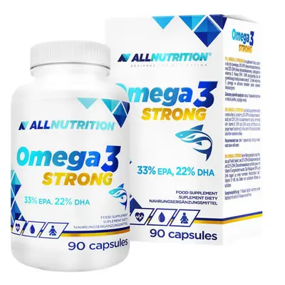 Allnutrition Omega 3 Strong, ulei de pește 1000 mg, 90 capsule