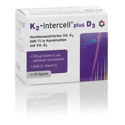 Vitamina K2 - Intercell plus D3 90 capsule Intercell