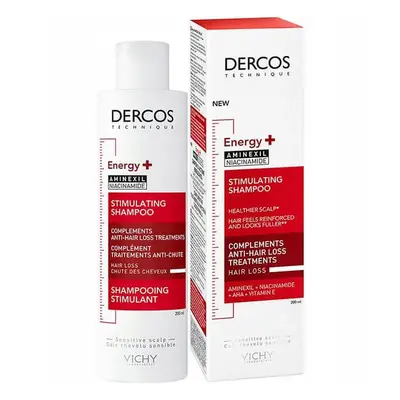 Vichy Dercos Șampon pentru păr energizant, fortifiant, 200 ml