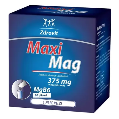 MaxiMag, 375 mg, 60 plicuri + 20% reducere, Zdrovit