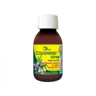 Coughend Sirop fără zahăr, 100 ml, Ayurmed