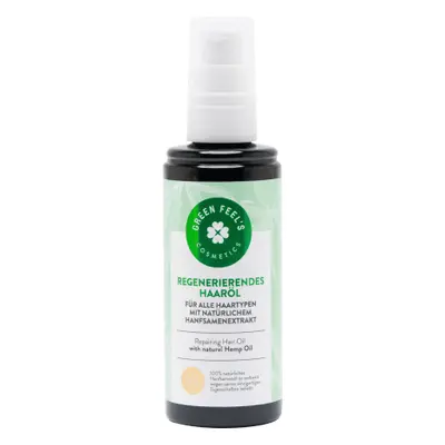 Green Feels Ulei reparator păr cu extract din semințe de cânepă, 100 ml