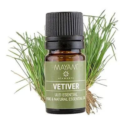 Ulei esențial de Vetiver M-1041, 5 gr, Mayam