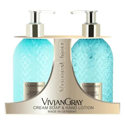 Vivian Gray Set Jasmine & Patchouli Săpun lichid cremos + Cremă de mâini, 1 buc