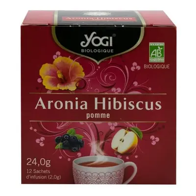 Ceai Aronia Hibiscus, 12 plicuri, Yogi Tea