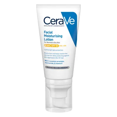 CeraVe Cremă facială hidratantă SPF 50, 52 ml