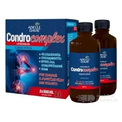 Adelle Davis CONDROCOMPLEX Nutriție lipozomală pentru articulații 2×500 ml, supliment alimentar