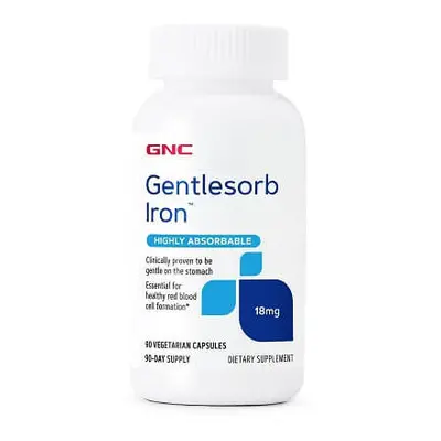 Fier cu absorbție ușoară 18 mg (038312), 90 capsule, GNC