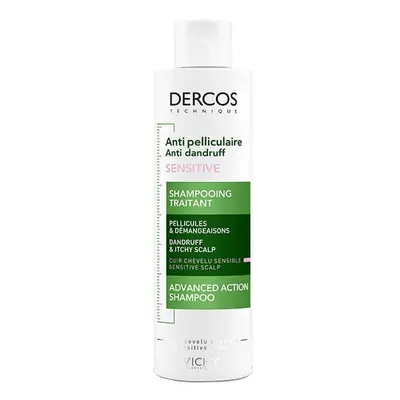 Vichy Dercos Sensitive, șampon anti-mătreață, piele sensibilă, 200 ml