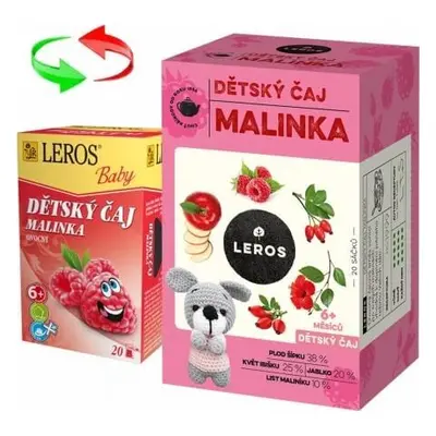 LEROS CHILDREN'S TEA MALINKA 2x20g, ceai pentru copii