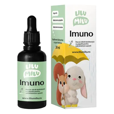 Picaturi pentru imunitatea copiilor Imuno, 30 ml, Lilu Milu