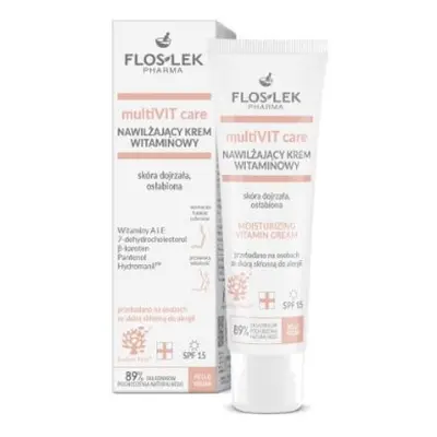 Floslek Pharma Multivit Care, Cremă hidratantă pentru pielea matură, slăbită, vitamine, 50 ml