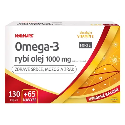 Walmark Omega 3 ulei de pește forte 195 capsule