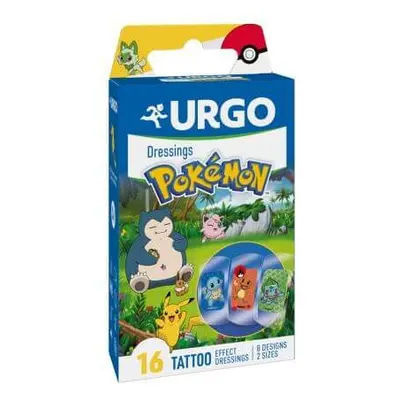 Plasturi pentru copii Pokemon Tattoo, 16 bucati, Urgo