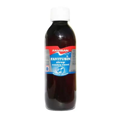 Sirop contra tusei Favitusin, 250 ml, Favisan