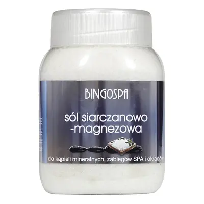 Bingospa, sare de sulfat de magneziu pentru băi minerale, tratamente spa și împachetări, 1250 g