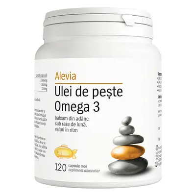 Ulei de peste Omega 3, 120 capsule, Alevia