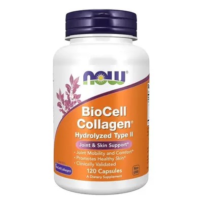 Colagen hidrolizat de tip 2 BioCell Collagen, 120 capsule, Now Foods