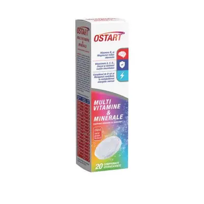 Ostart multivitamine si minerale, 20 comprimate, Fiterman