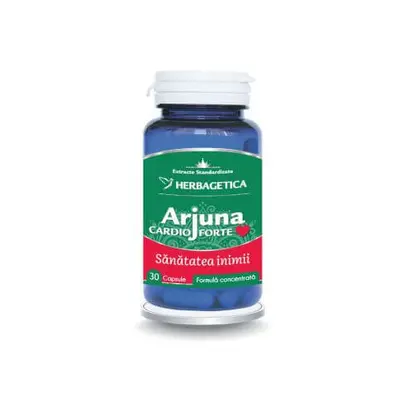 Arjuna Cardio Forte, 30 capsule, Herbagetica