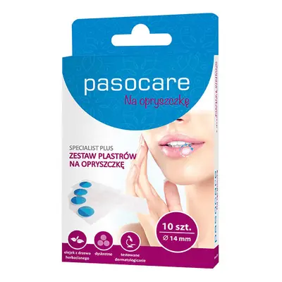 Pasocare Specialist Plus, plasturi pentru herpes, 14 mm, 10 buc.