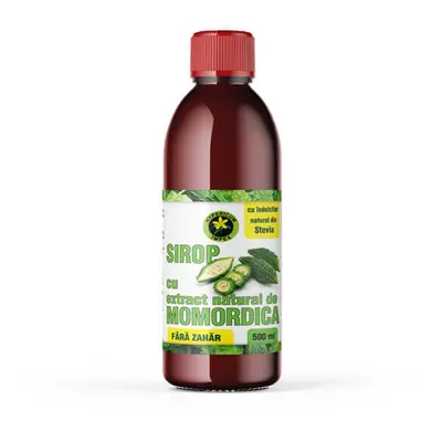 Sirop cu extract natural de Momordica fără zahăr, 500 ml, Hypericum