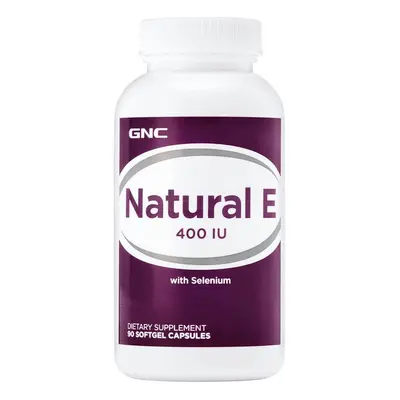 Vitamina E Naturala 400 IU cu Seleniu (077967), 90 capsule, GNC