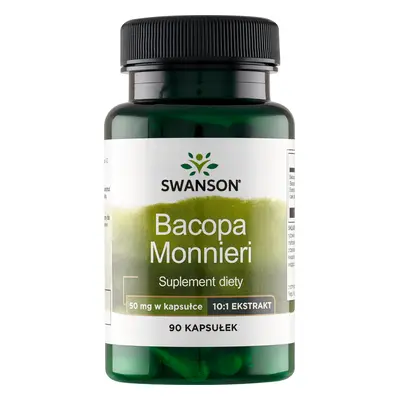 Swanson Bacopa Monniera 10:1 extract, bacopa minor 50 mg, 90 capsule