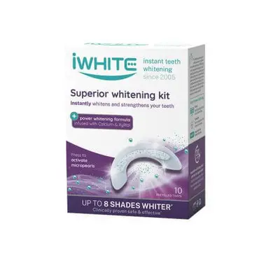 Kit pentru albirea si intarirea dintilor, 10 x 0.8 g, iWhite