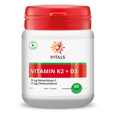 Vitamina K2 + D3 60 cps, Vitals