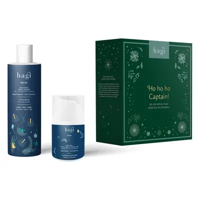 Hagi Ho ho ho Captain! Ahoy Captain, gel de spălare a corpului, 300 ml + gel-cremă aftershave, 5