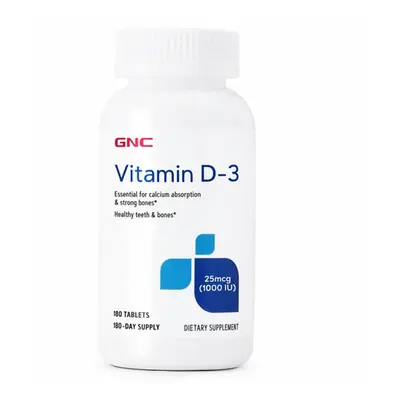 Vitamina D-3 1000 IU (144722), 180 tablete, GNC