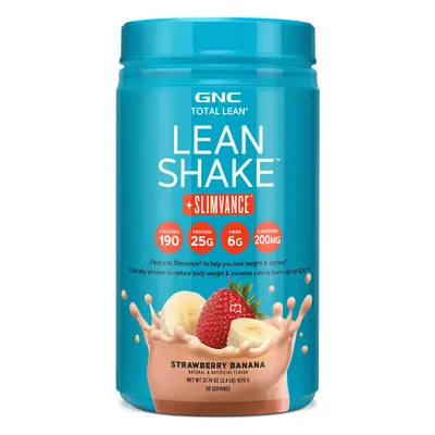 Gnc Total Lean Lean Shake + Slimvance, Shake Proteic Cu Slimvance, Cu Aroma De Capsuni Si Banane