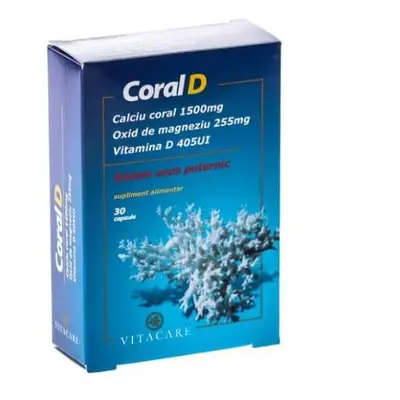 Coral D, 30 capsule, Vitacare