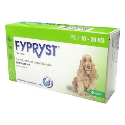 FYPRYST PSY 10-20 KG 1×134 mg, medicament pentru câini